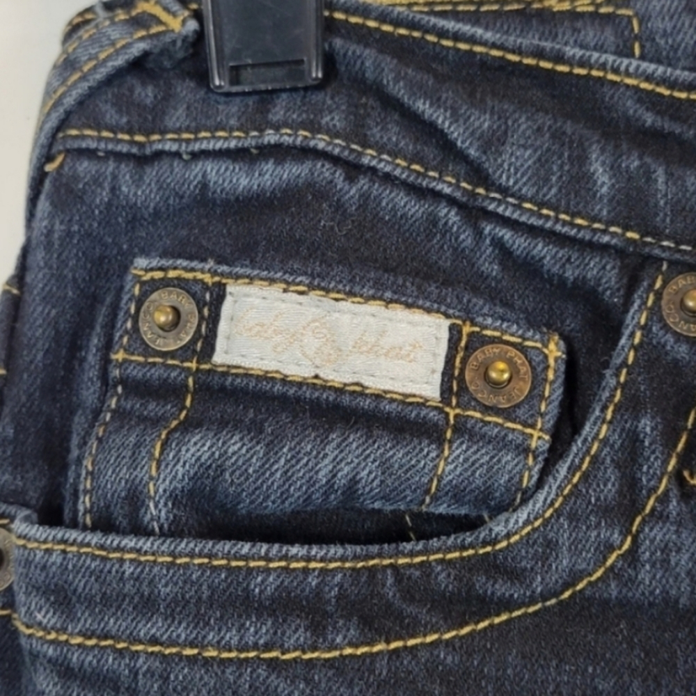 BABY PHAT Vintage Wide Leg Flare Blue Jeans Juniors Size 3 - Picture 5 of 9